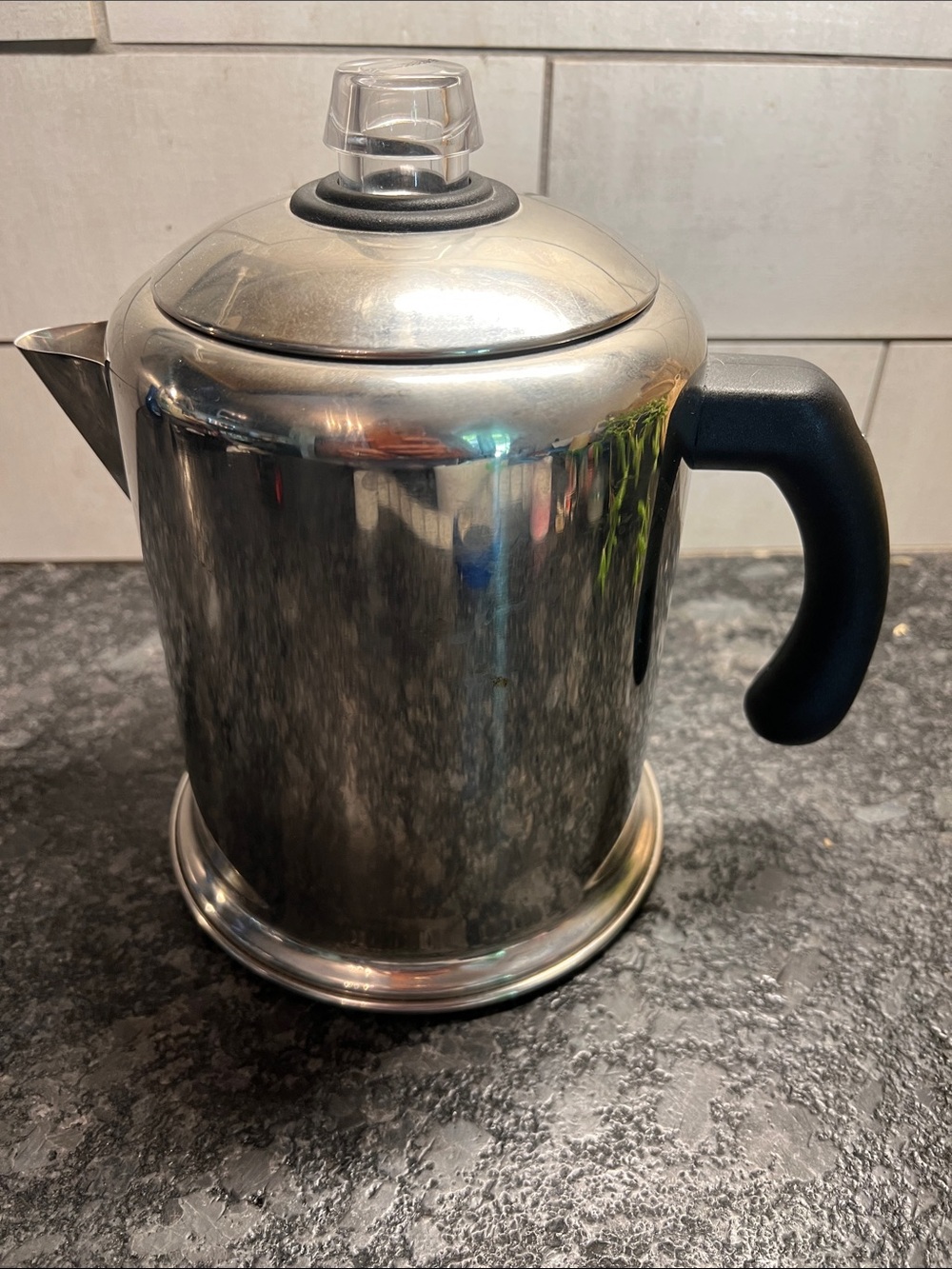 Farberware Stainless Steel 8 cup Stove Top Coffee Percolator - Looks almost new
